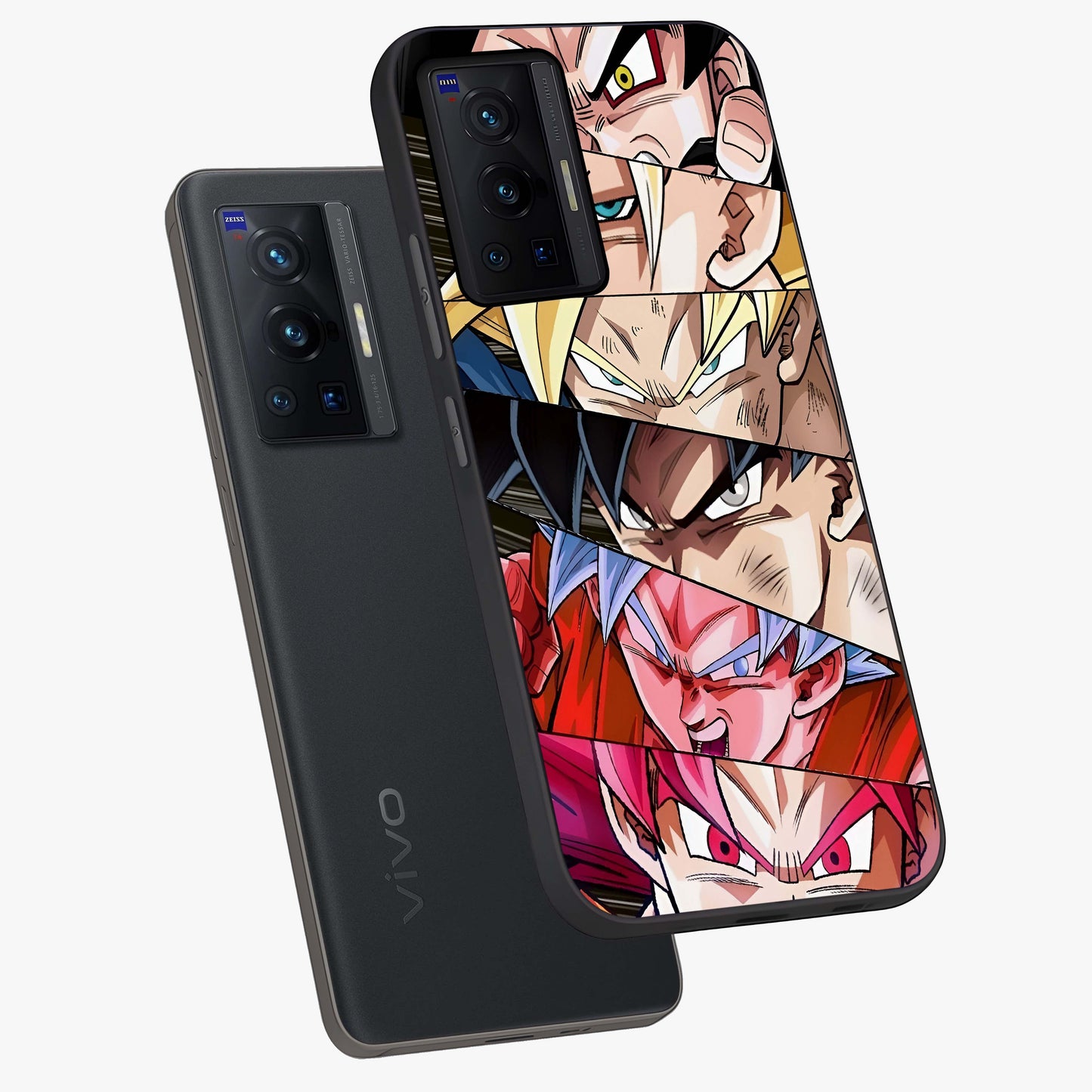 Anime Character Glass Case displayed in angled mockup highlighting colorful anime character illustration.