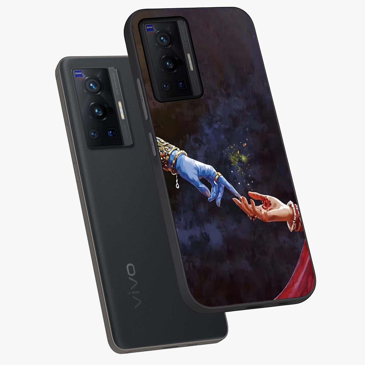 Divine Touch Eternal Glass Case displayed in angled mockup highlighting elegant divine inspired design with calm aesthetic style.