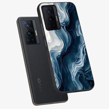 Ethereal Paper Marble Glass Case displayed in angled mockup highlighting elegant marble pattern with modern aesthetic style.