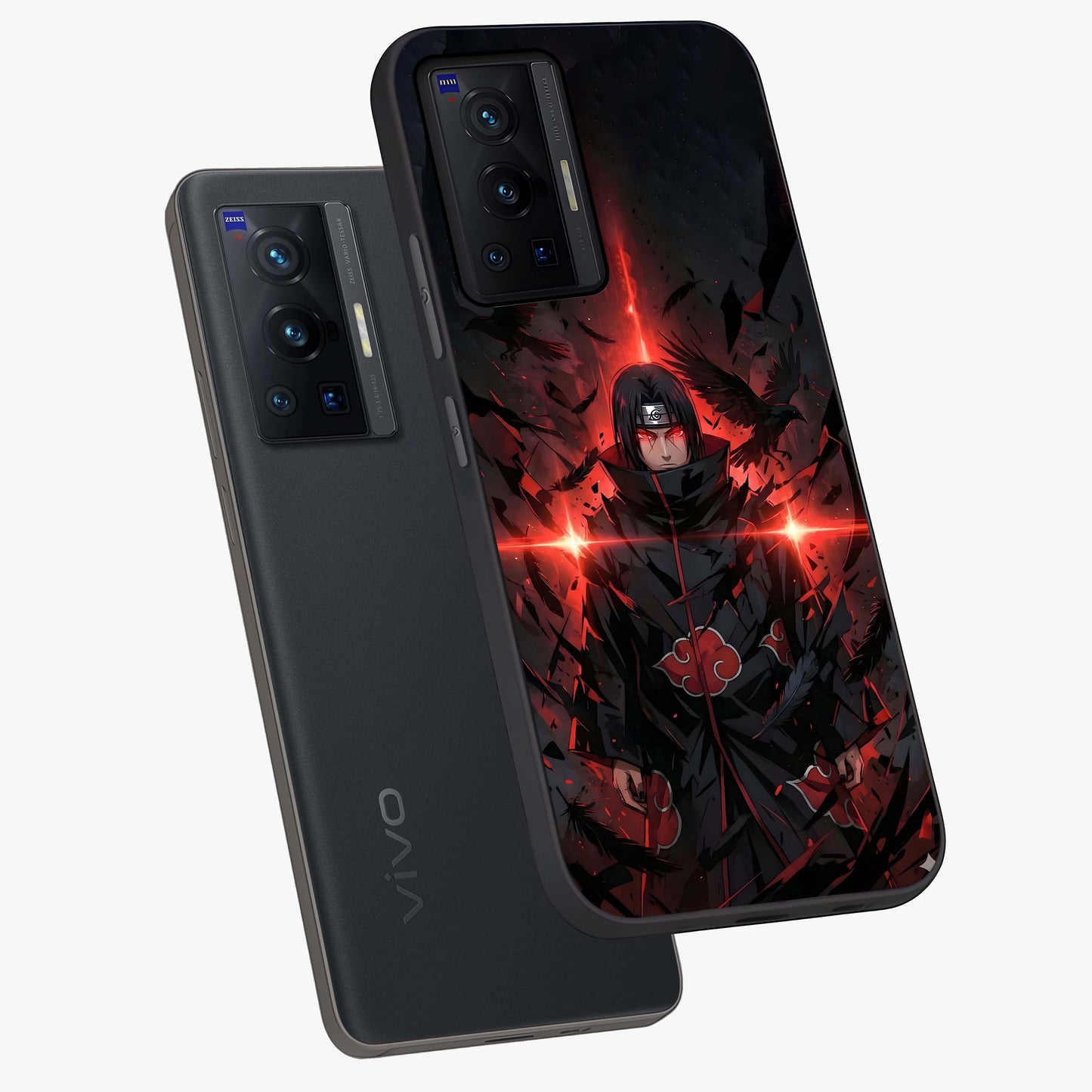 Focused Blade Discipline Glass Case displayed in angled mockup highlighting clean minimal text artwork with modern aesthetic style.