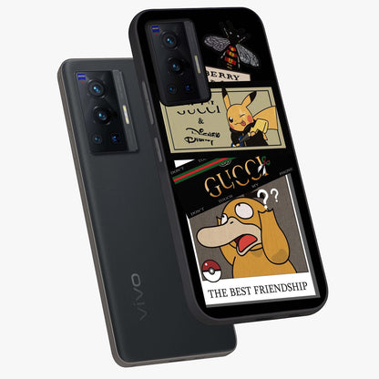 Gucci Play Mashup Glass Case displayed in angled mockup highlighting stylish fashion mashup design with bold aesthetic.