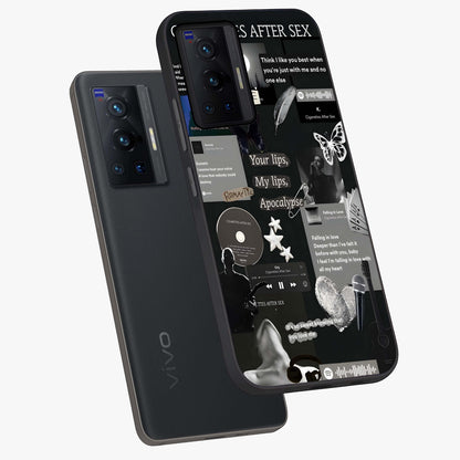 Midnight Love Echo Glass Case displayed in angled mockup highlighting elegant love inspired design with deep aesthetic style.