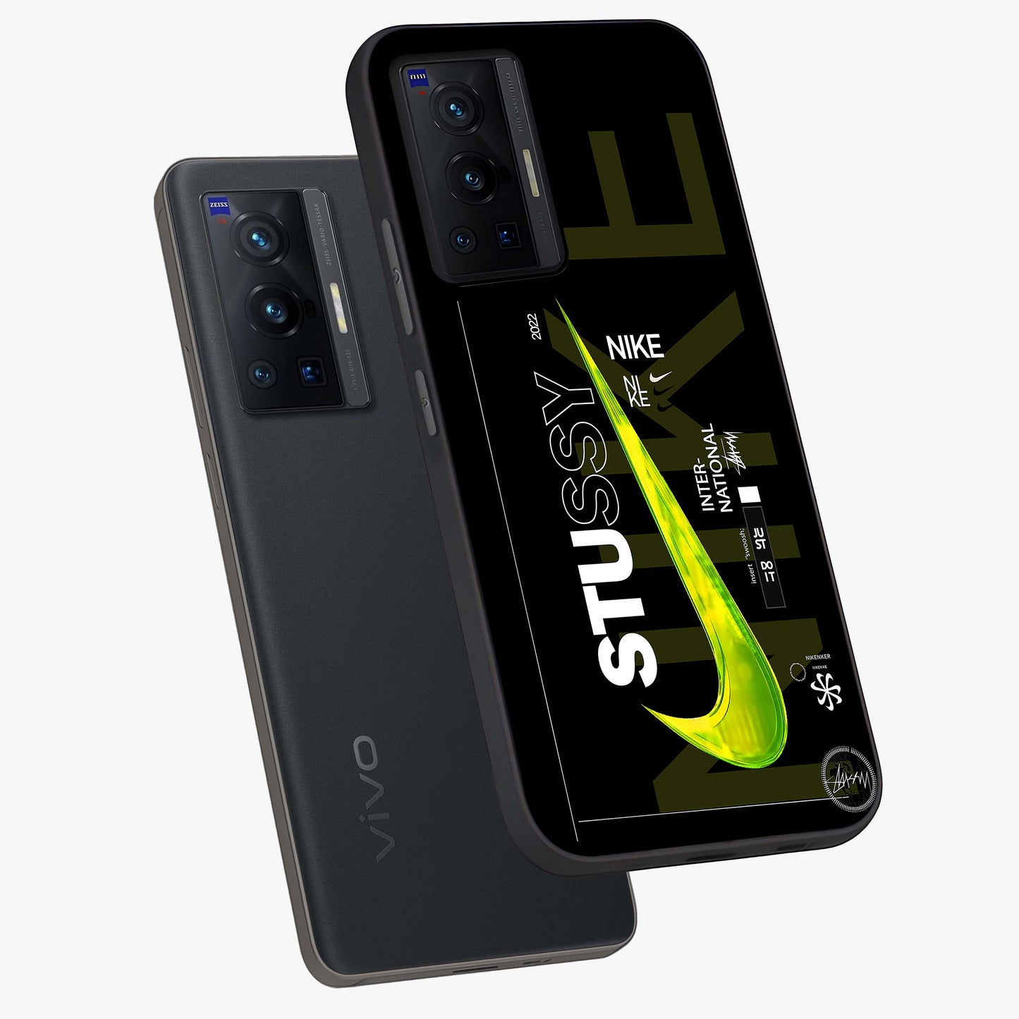 Neon Street Edition Glass Case displayed in angled mockup highlighting vibrant urban design with bold street aesthetic.