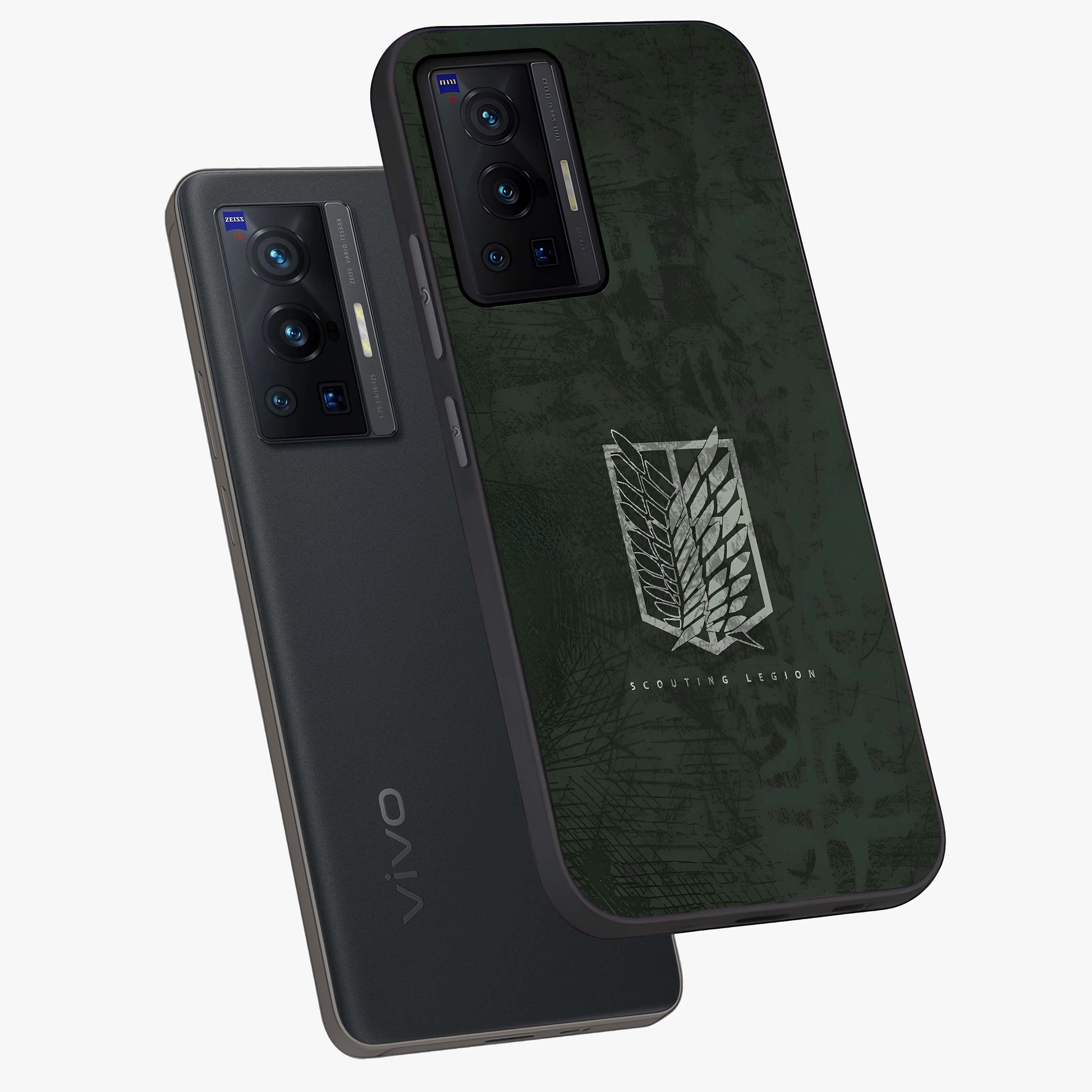 Wings Of Freedom Glass Case displayed in angled mockup highlighting graceful wing design with inspirational aesthetic.