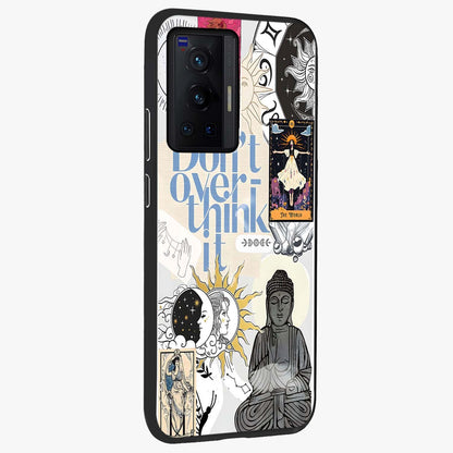 Ethereal Thoughts Glass Case upright view showcasing delicate artistic composition with peaceful dreamy theme.