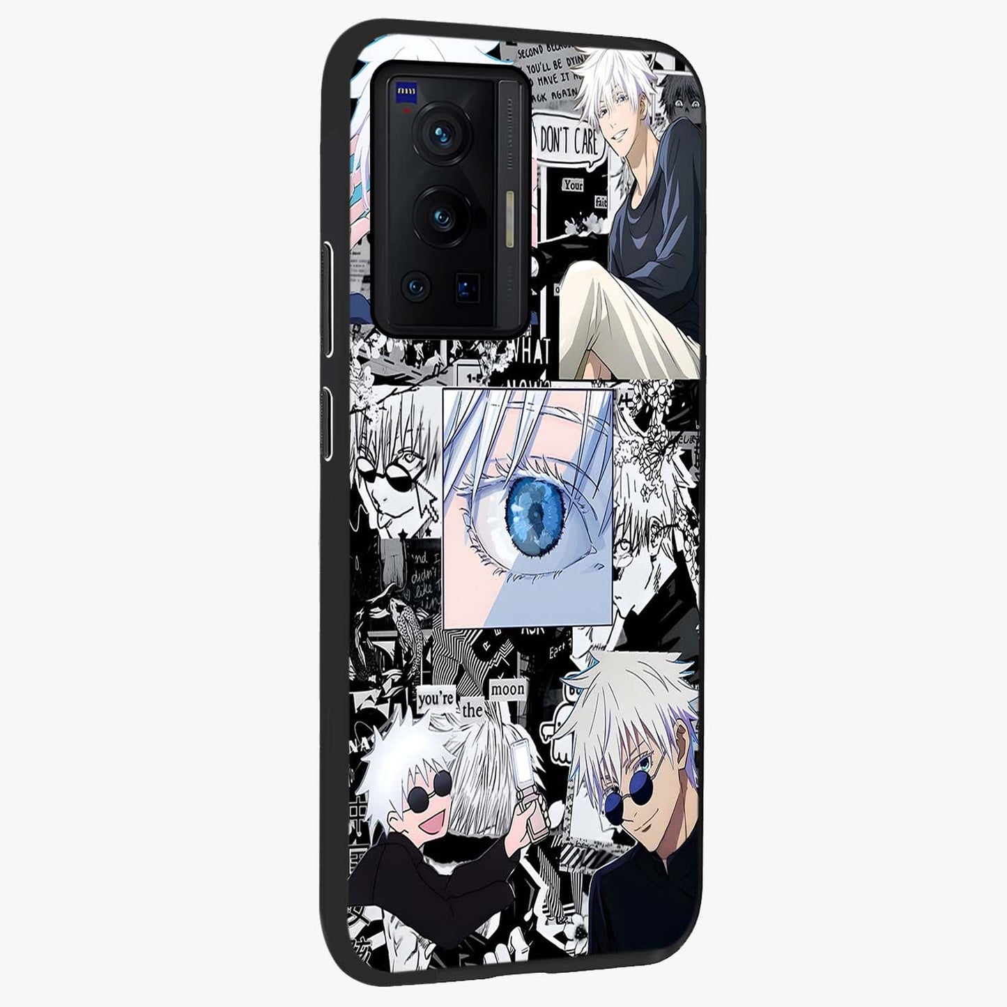 Infinity Sorcerer Chaos Glass Case upright view showcasing dramatic sorcerer artwork with chaotic mystical theme.
