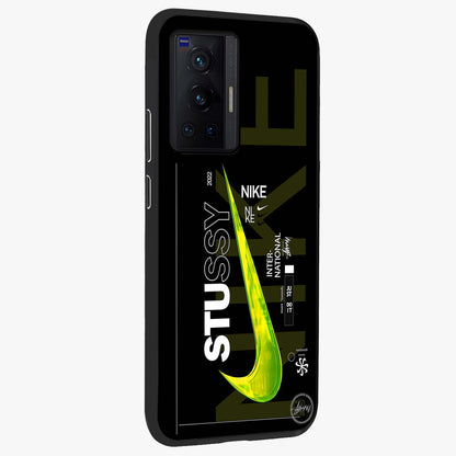 Neon Street Edition Glass Case upright view showcasing colorful neon artwork with modern street culture theme.