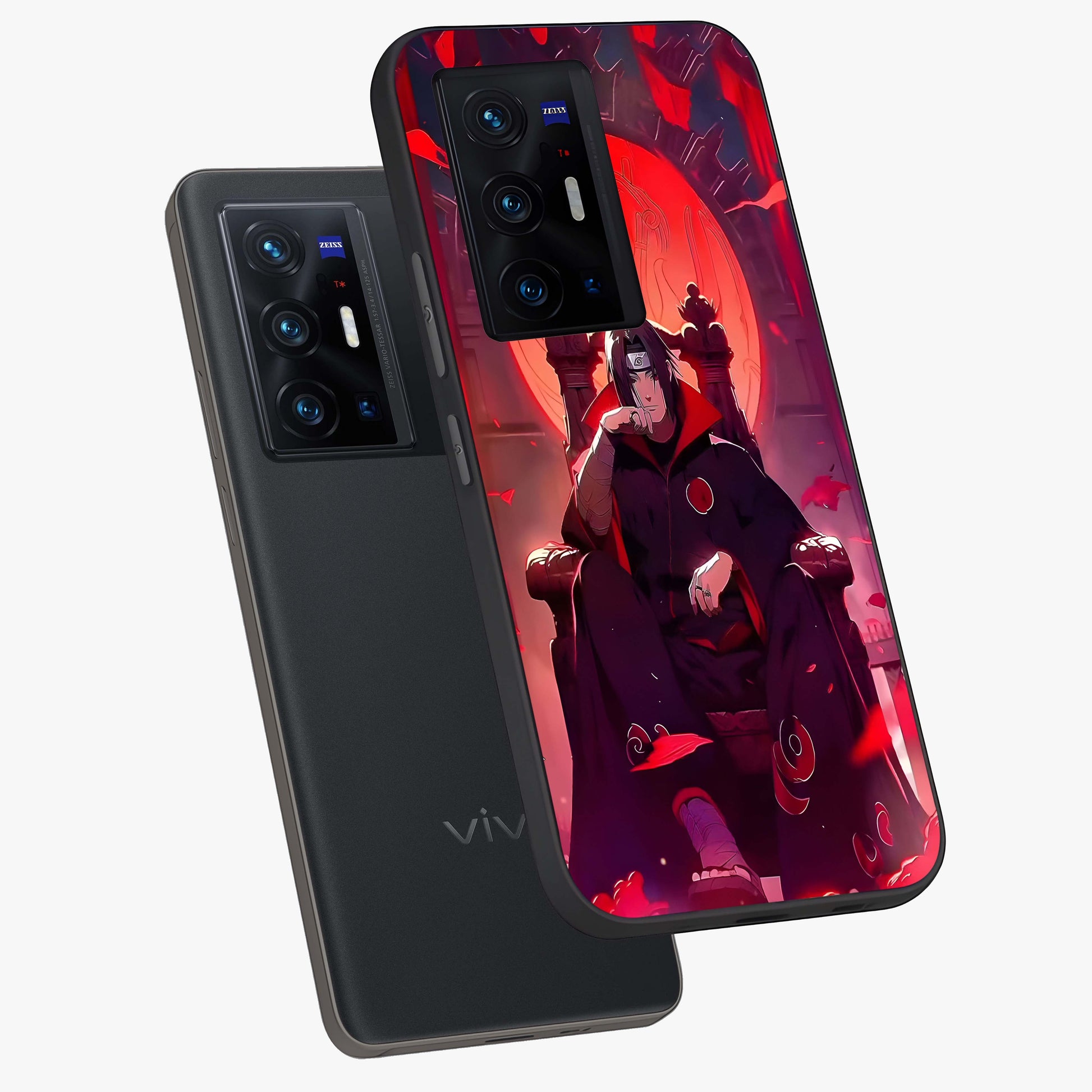 Blood Moon Sovereign Glass Case displayed in angled mockup highlighting dark celestial moon design and dramatic theme.