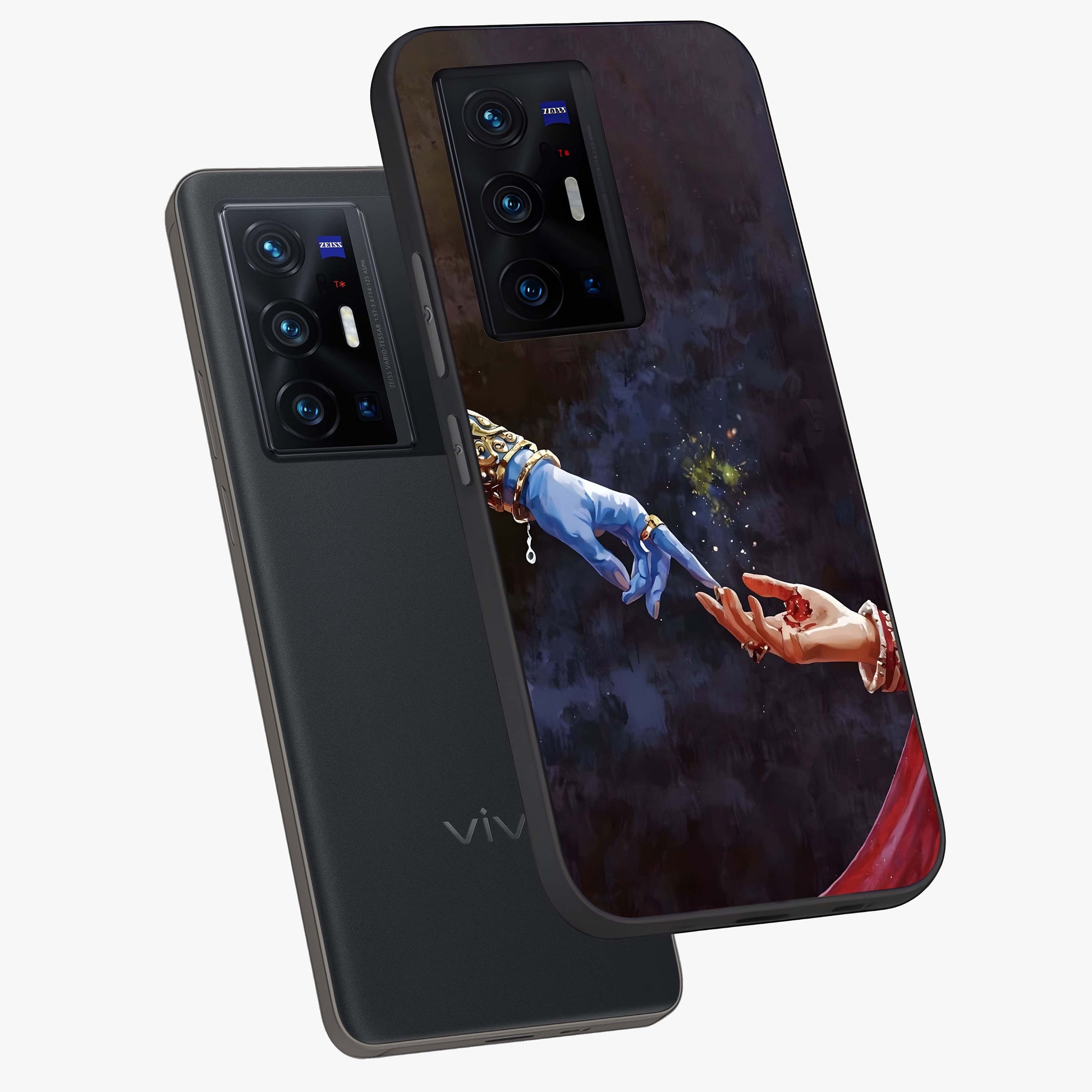 Divine Touch Eternal Glass Case displayed in angled mockup highlighting elegant divine inspired design with calm aesthetic style.