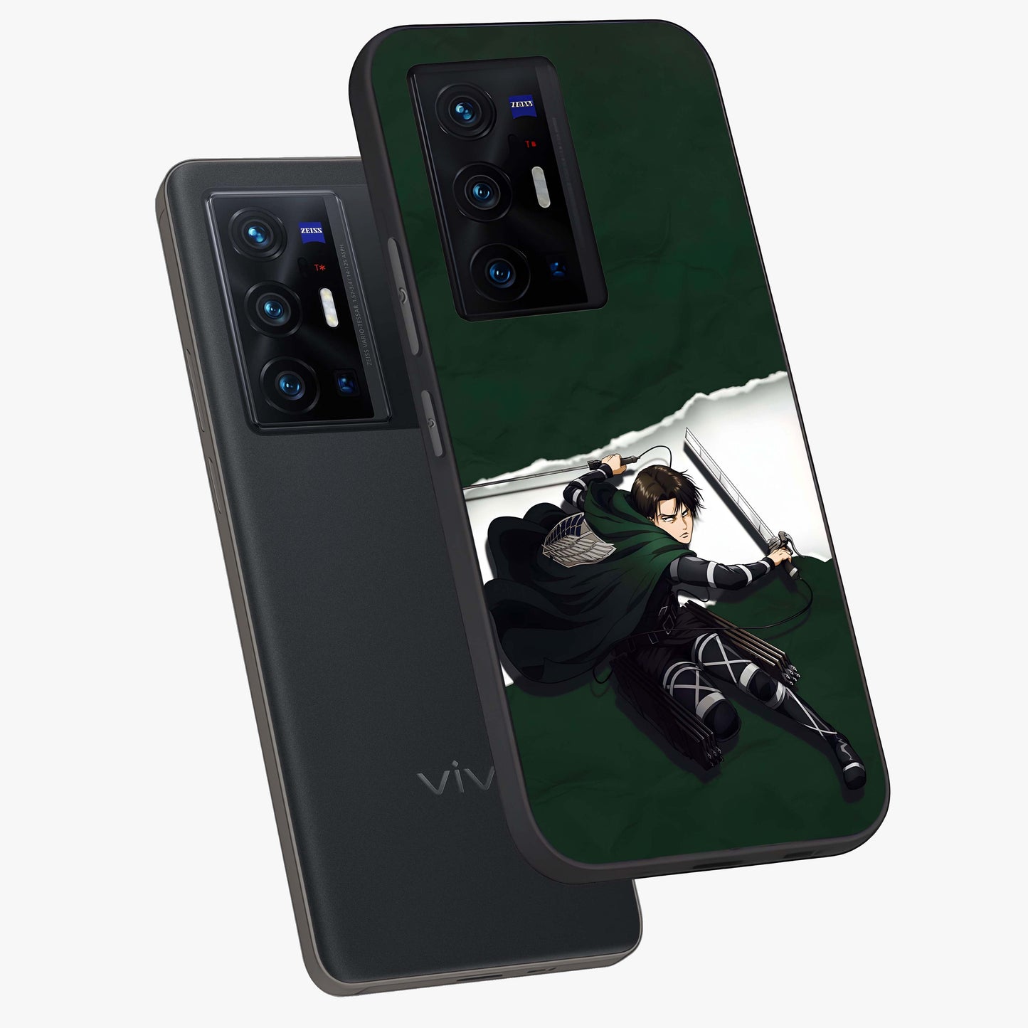 Emerald War Vanguard Glass Case displayed in angled mockup highlighting intense battle inspired design with emerald tone aesthetic.