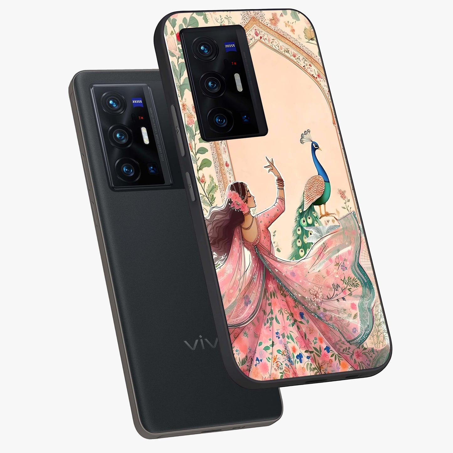 Royal Grace Muse Glass Case displayed in angled mockup highlighting graceful design with refined royal aesthetic.