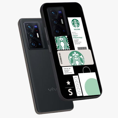 Starbucks Mocha Glass Case displayed in angled mockup highlighting stylish mocha themed design with cozy café aesthetic.