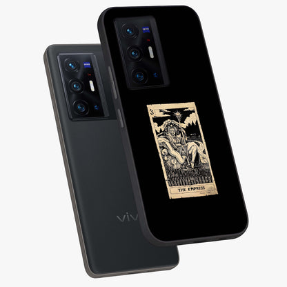 The Empress Glass Case displayed in angled mockup highlighting elegant royal design with majestic aesthetic style.