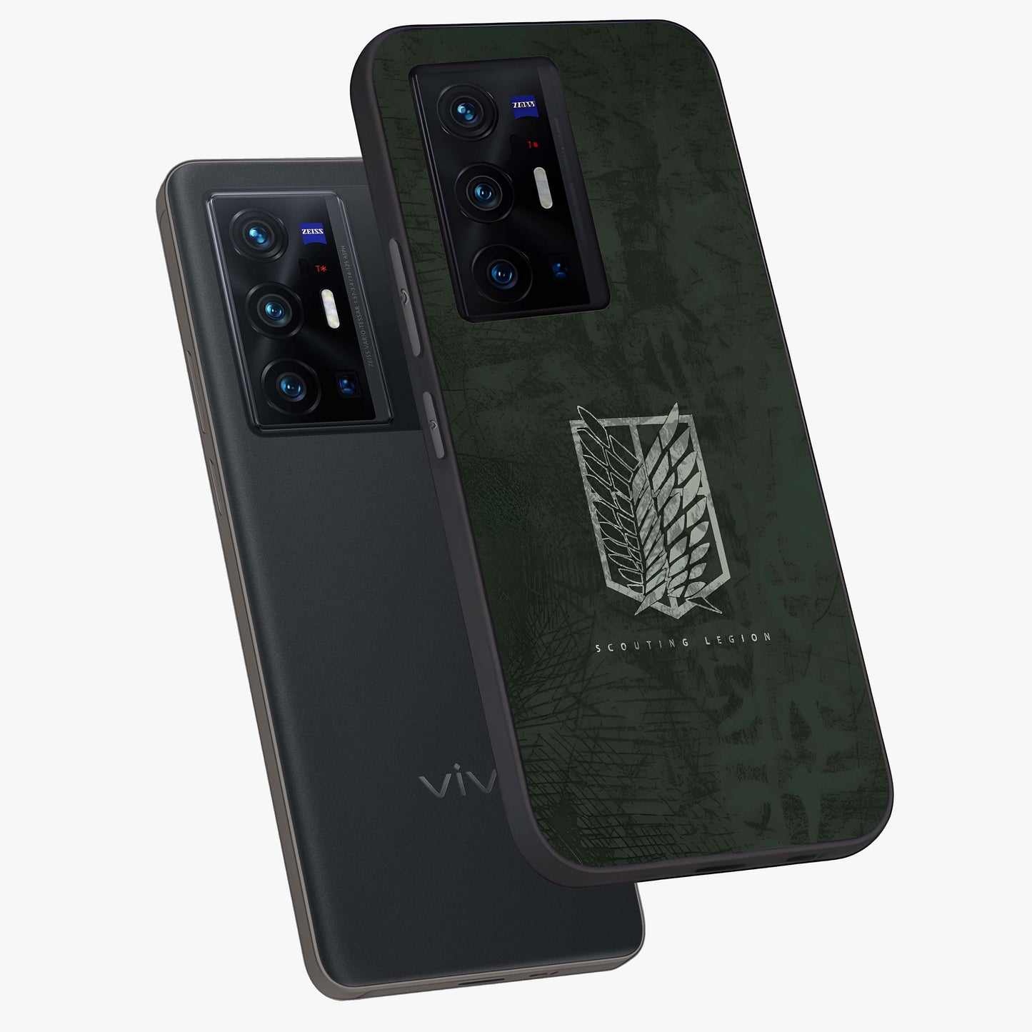 Wings Of Freedom Glass Case displayed in angled mockup highlighting graceful wing design with inspirational aesthetic.