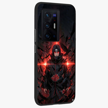 Focused Blade Discipline Glass Case upright view showcasing strong typography statement with sleek motivational theme.