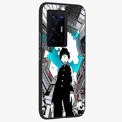 Silent Psychic Awakening Glass Case upright view showcasing symbolic psychic artwork with mysterious mystical theme.