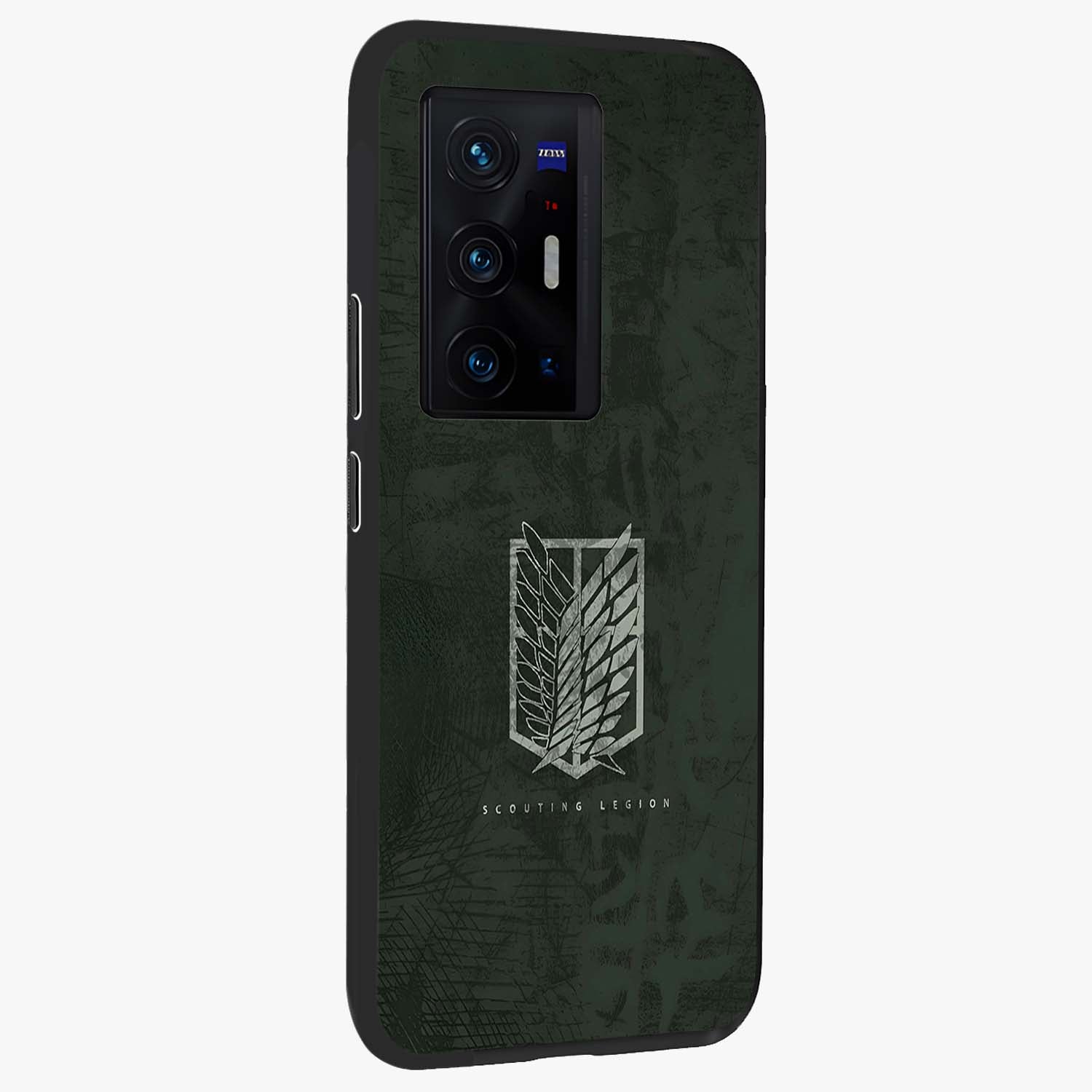 Wings Of Freedom Glass Case upright view showcasing powerful wings artwork with freedom themed design.