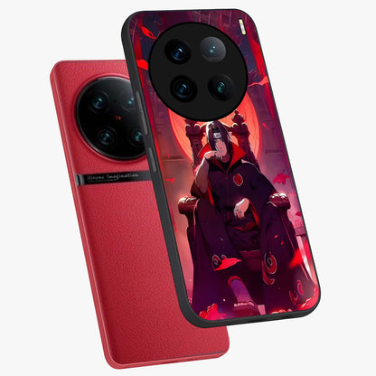 Blood Moon Sovereign Glass Case displayed in angled mockup highlighting dark celestial moon design and dramatic theme.