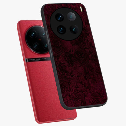 Crimson Fade Flow Glass Case displayed in angled mockup highlighting smooth gradient design with modern aesthetic style.