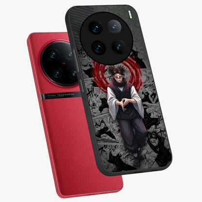 Cursed Ritual Ascension Glass Case displayed in angled mockup highlighting mystical ritual illustration with supernatural aesthetic.