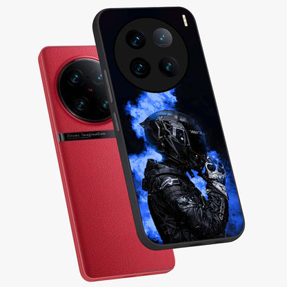 Cyber Sentinel Protocol Glass Case displayed in angled mockup highlighting digital cyber design with sci-fi aesthetic style.