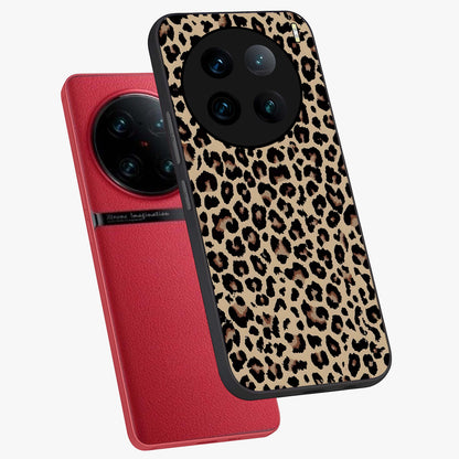 Savage Chic Pattern Glass Case displayed in angled mockup highlighting bold fashion inspired design with chic aesthetic.