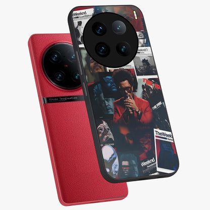 The Weeknd Glass Case displayed in angled mockup highlighting stylish pop culture inspired design with modern aesthetic.