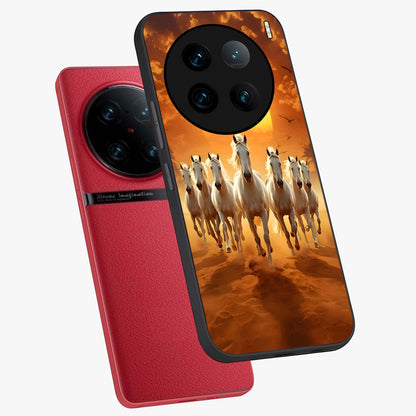 Wild Sunset Majesty Glass Case displayed in angled mockup highlighting vibrant sunset sky design with scenic aesthetic.