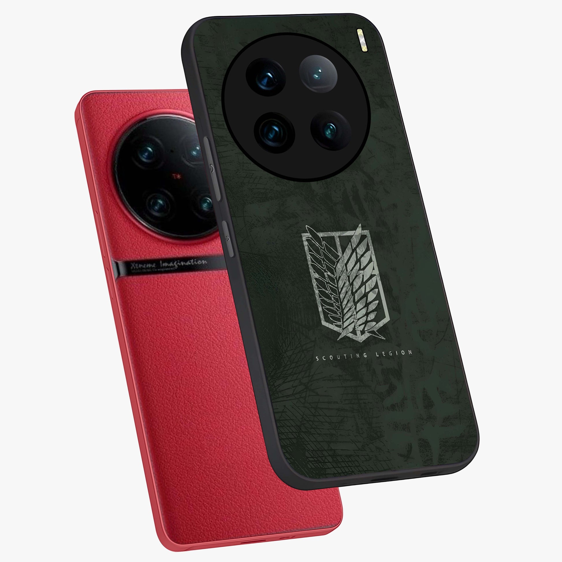 Wings Of Freedom Glass Case displayed in angled mockup highlighting graceful wing design with inspirational aesthetic.