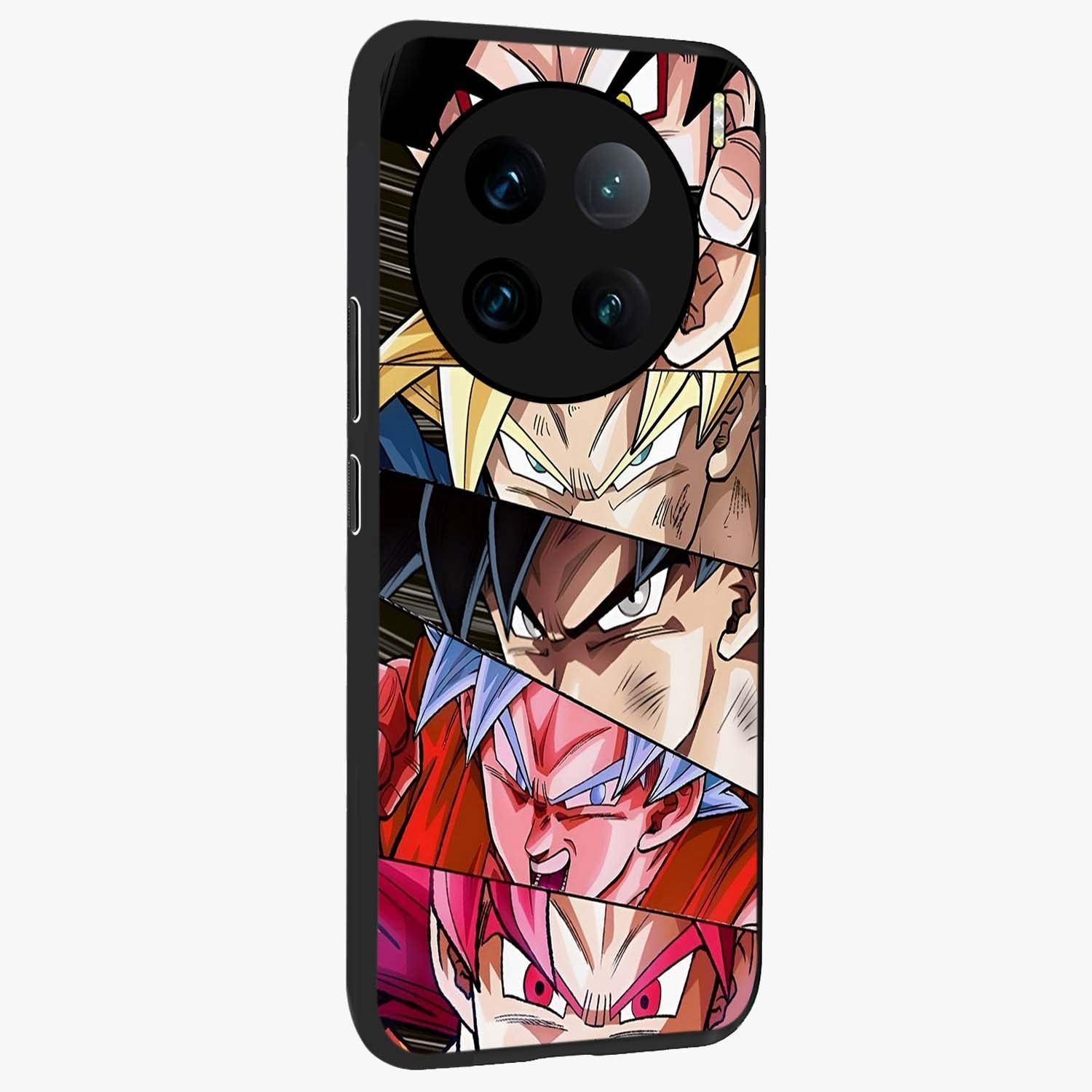 Anime Character Glass Case upright view showcasing expressive anime artwork with bold graphic style.