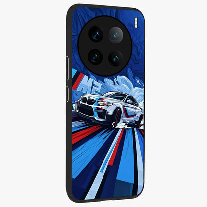 Drift Power Rush Glass Case upright view showcasing high speed racing artwork with bold automotive theme.