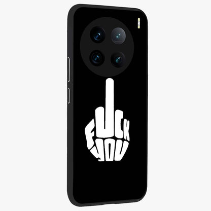 Rebel Mode On Glass Case upright view showcasing striking statement artwork with bold rebellious theme.