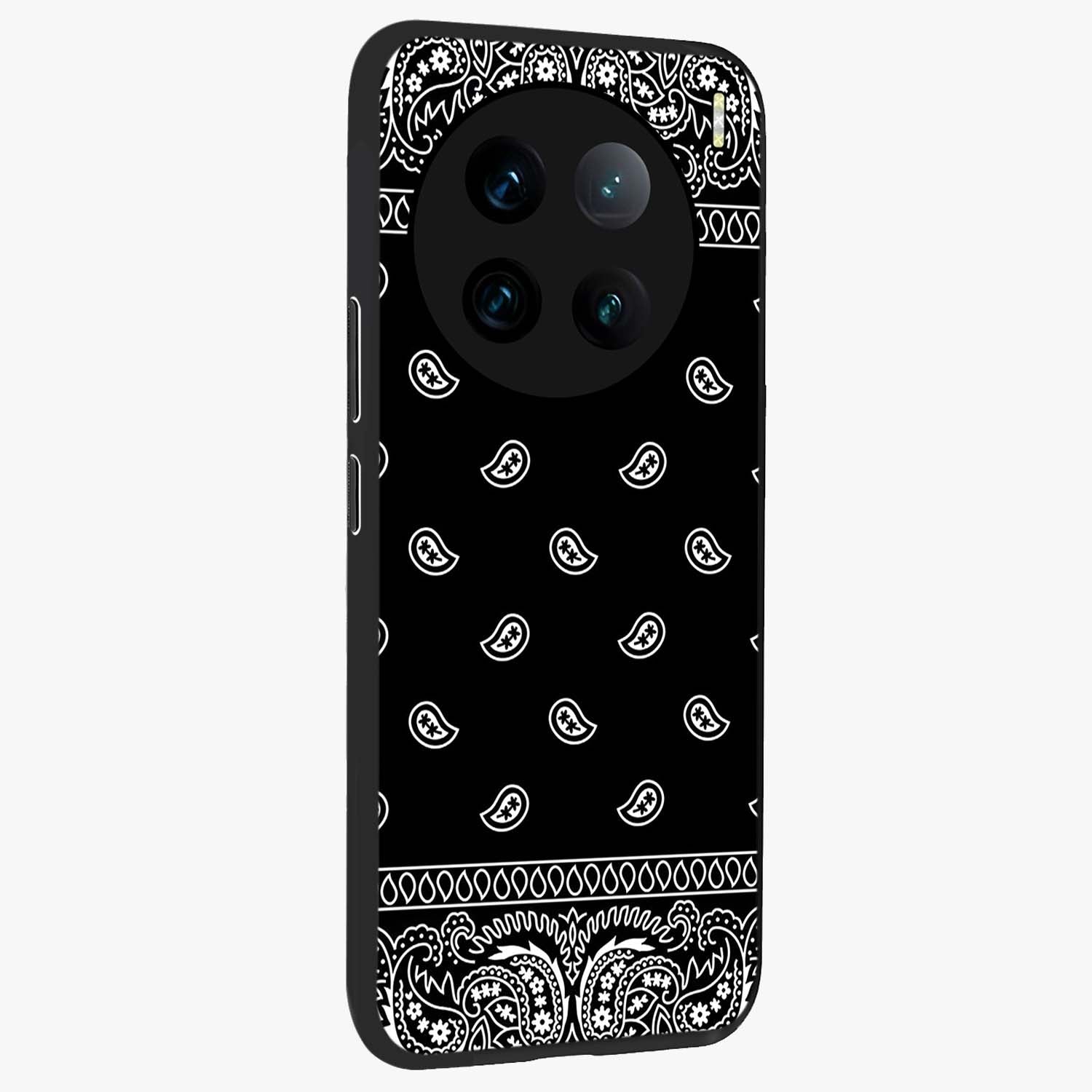 Retro Rebel Threads Glass Case upright view showcasing stylish vintage artwork with bold retro theme.