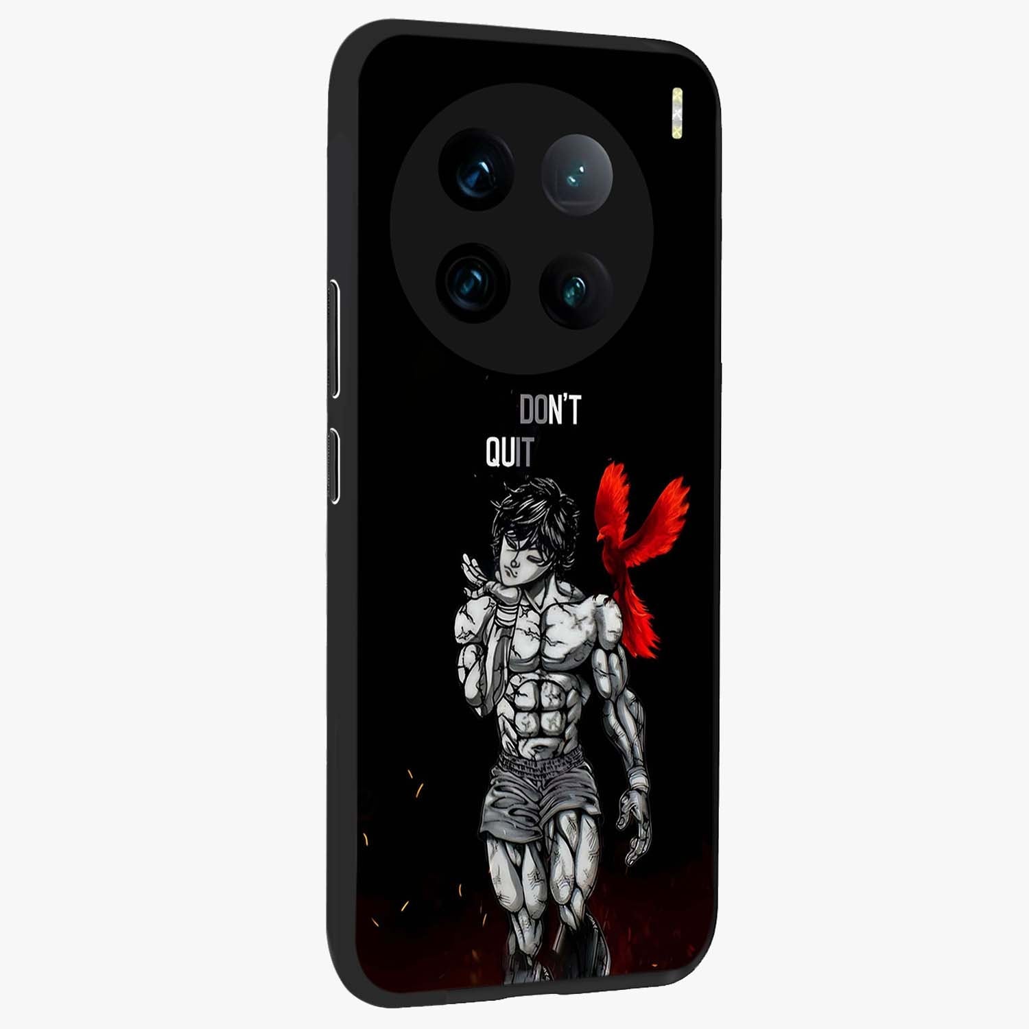 Rise Beyond Limits Glass Case upright view showcasing powerful inspirational artwork with uplifting theme.