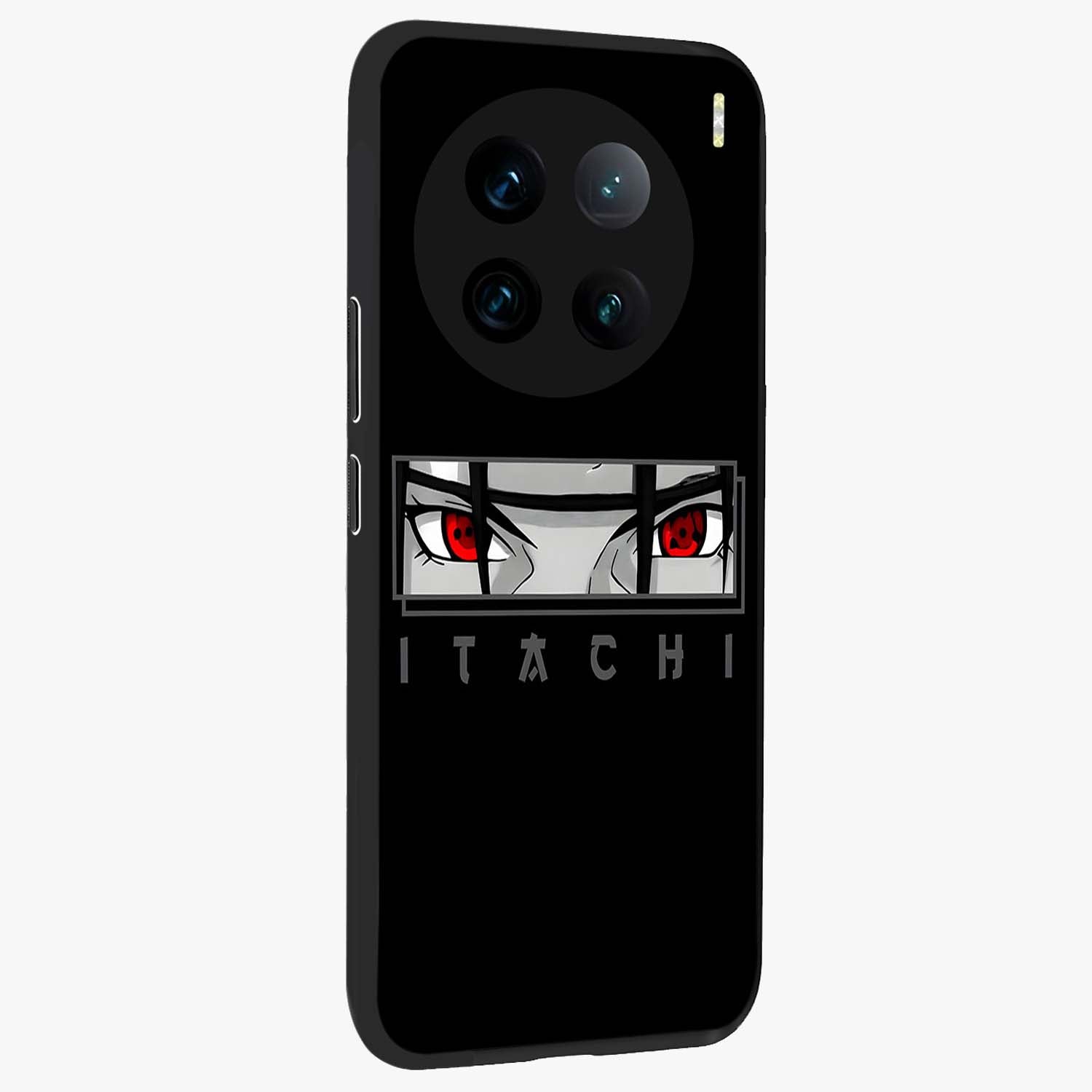 Scarlet Gaze Dominance Glass Case upright view showcasing powerful dramatic artwork with dominant artistic theme.