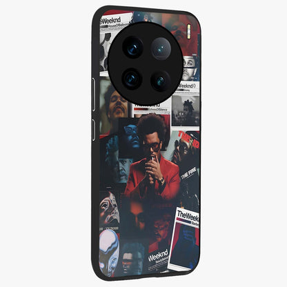 The Weeknd Glass Case upright view showcasing bold music themed artwork with contemporary artistic style.
