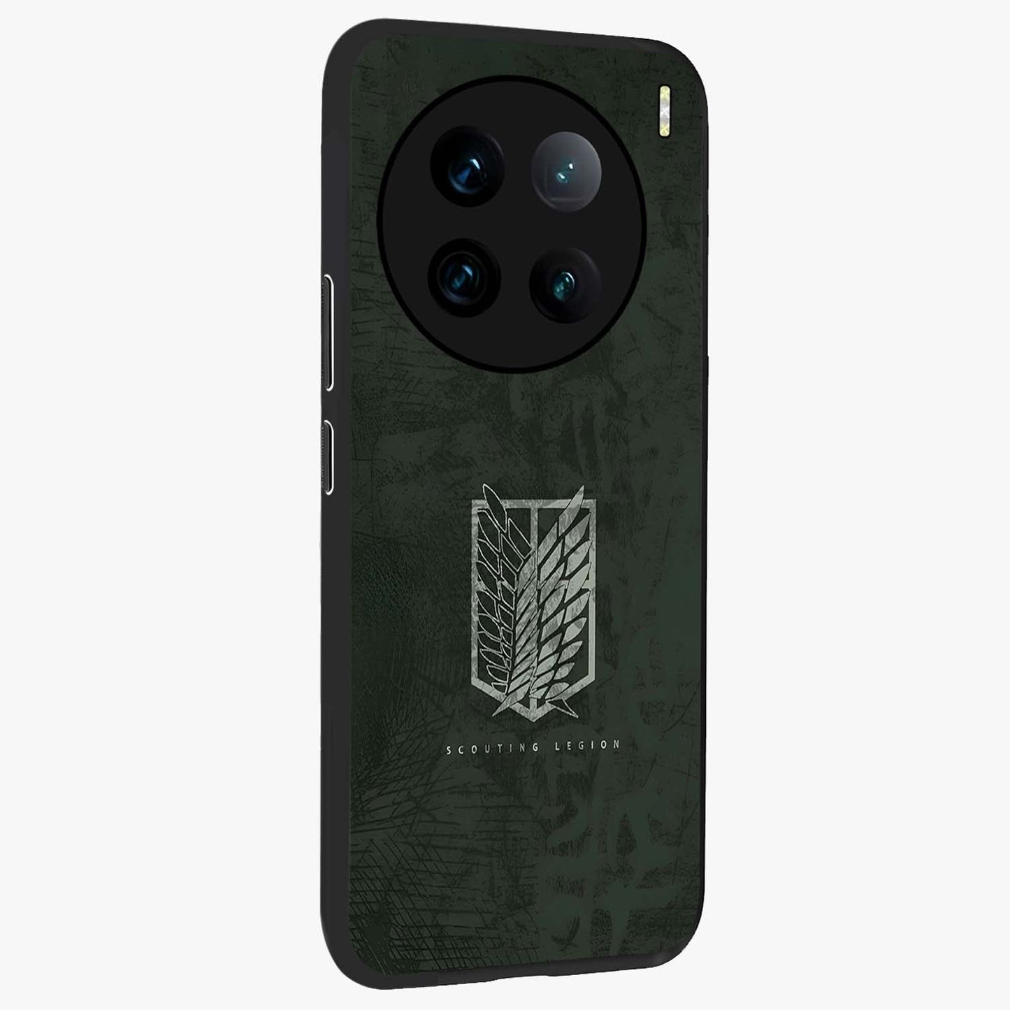 Wings Of Freedom Glass Case upright view showcasing powerful wings artwork with freedom themed design.