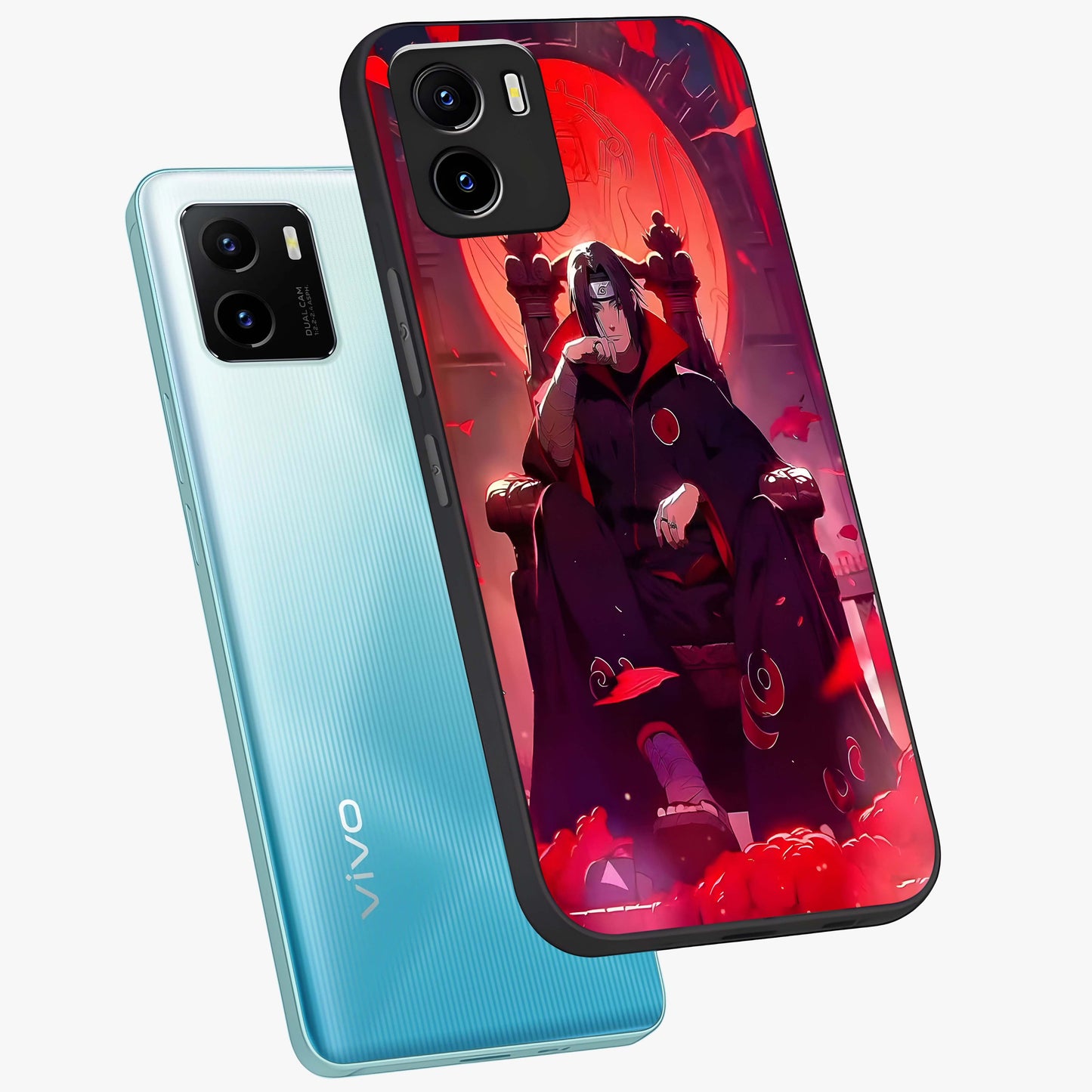 Blood Moon Sovereign Glass Case displayed in angled mockup highlighting dark celestial moon design and dramatic theme.