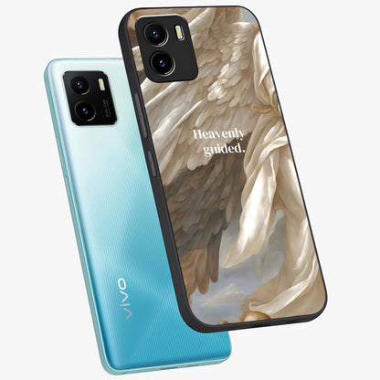 Divine Winged Grace Glass Case displayed in angled mockup highlighting graceful wing design with divine aesthetic style.
