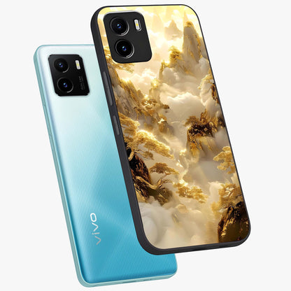 Gates Of Illumination Glass Case displayed in angled mockup highlighting radiant portal inspired design with fantasy aesthetic.