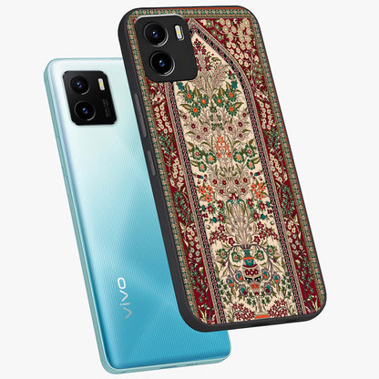 Persian Inspired Glass Case displayed in angled mockup highlighting intricate traditional design with elegant cultural aesthetic.