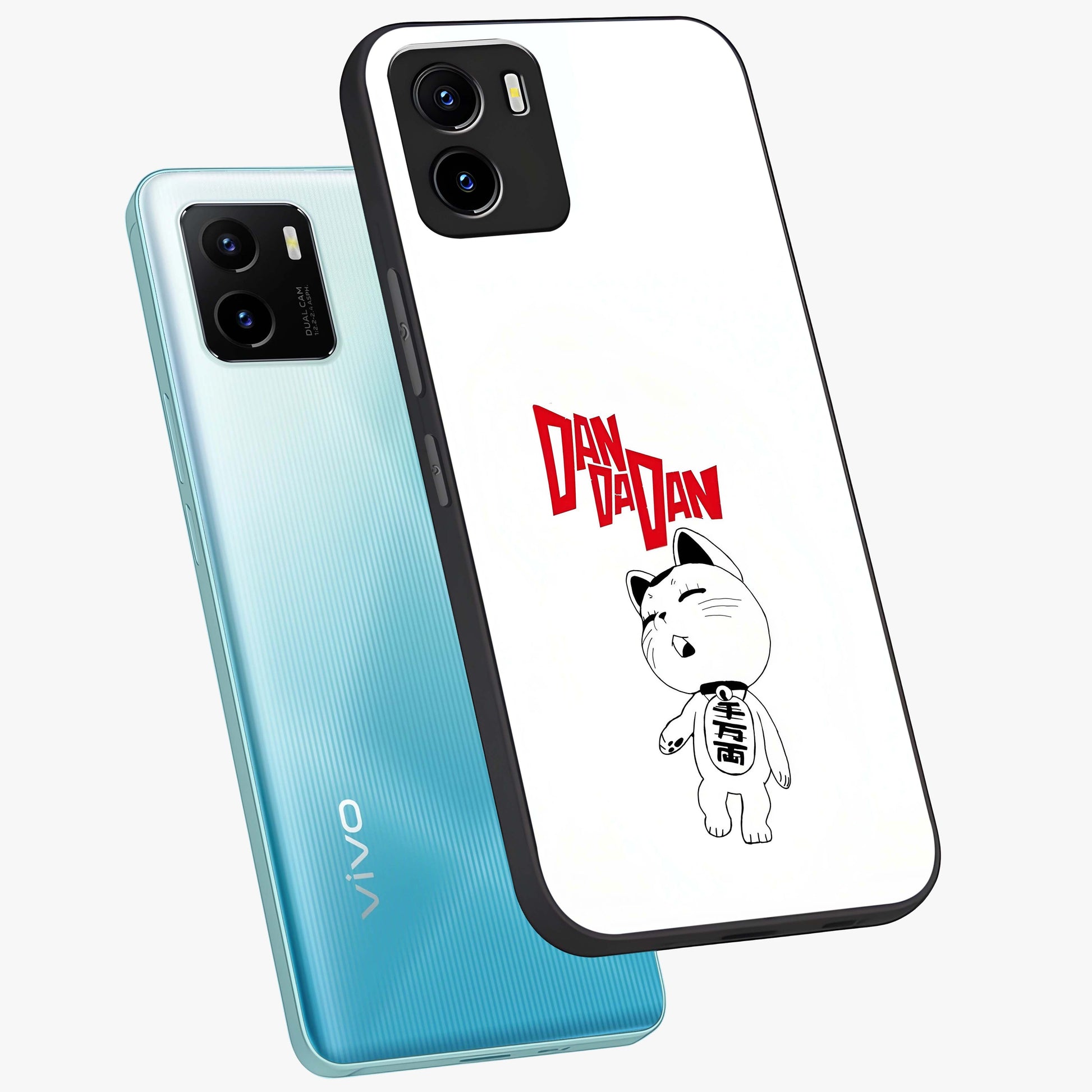 Playful Spirit Charm Glass Case displayed in angled mockup highlighting lively decorative design with playful aesthetic style.