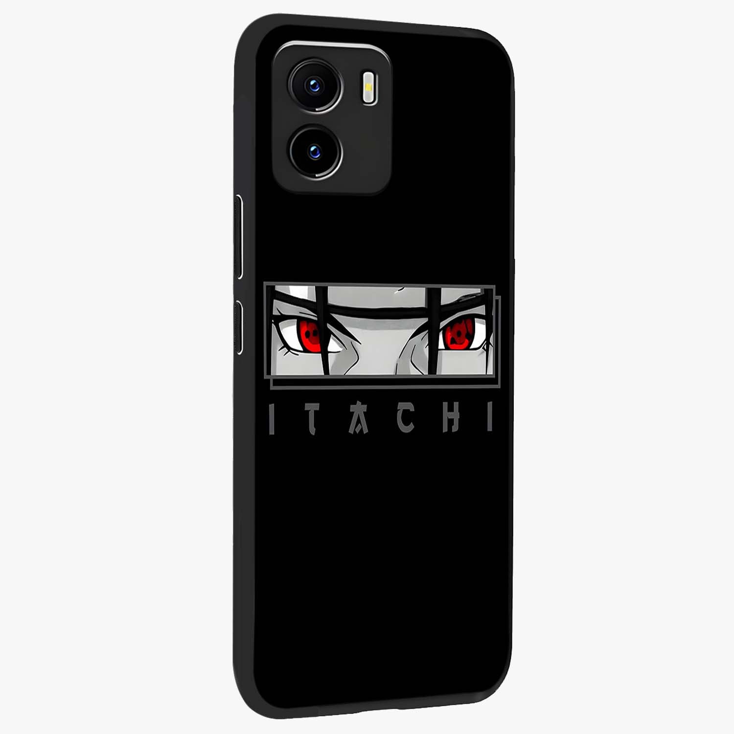 Scarlet Gaze Dominance Glass Case upright view showcasing powerful dramatic artwork with dominant artistic theme.