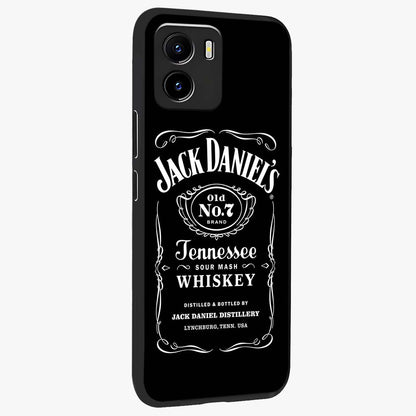 Vintage Whiskey Heritage Glass Case upright view showcasing stylish vintage whiskey artwork with timeless bar culture theme.