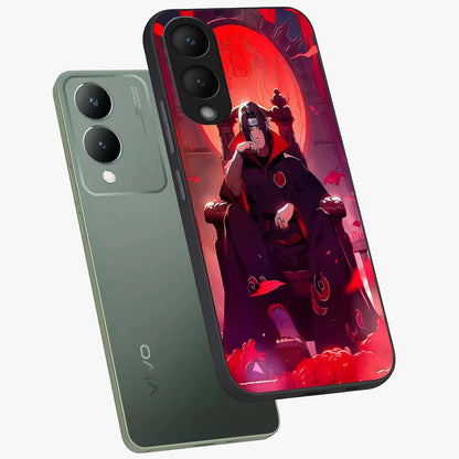 Blood Moon Sovereign Glass Case displayed in angled mockup highlighting dark celestial moon design and dramatic theme.