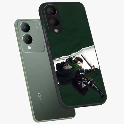 Emerald War Vanguard Glass Case displayed in angled mockup highlighting intense battle inspired design with emerald tone aesthetic.