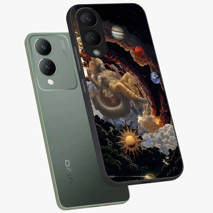 Galactic Divine God Glass Case displayed in angled mockup highlighting powerful celestial deity illustration with galactic aesthetic.