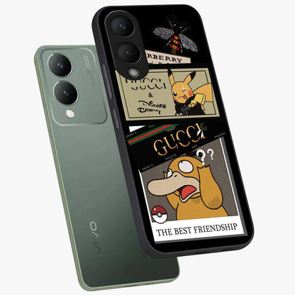 Gucci Play Mashup Glass Case displayed in angled mockup highlighting stylish fashion mashup design with bold aesthetic.