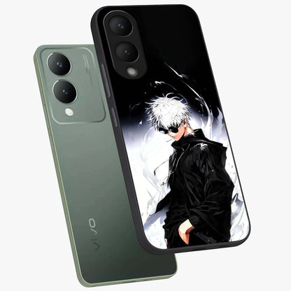 Limitless Shadow King Glass Case displayed in angled mockup highlighting dramatic dark hero design with intense aesthetic.