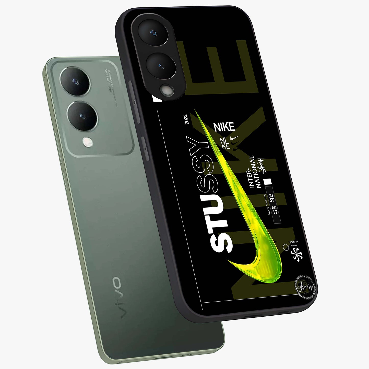 Neon Street Edition Glass Case displayed in angled mockup highlighting vibrant urban design with bold street aesthetic.